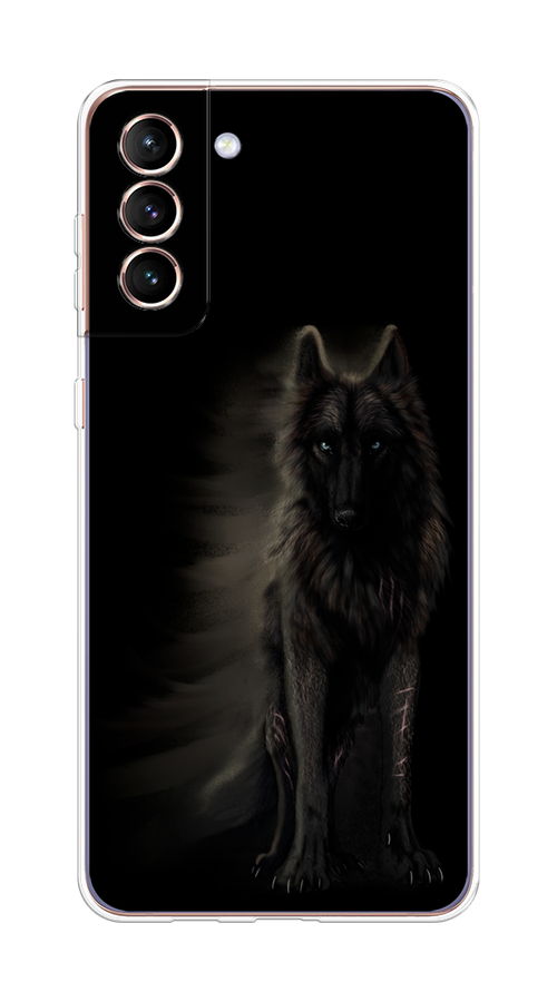 

Чехол на Samsung Galaxy S21 Plus "Туманный волк", Черный, 2102150-1