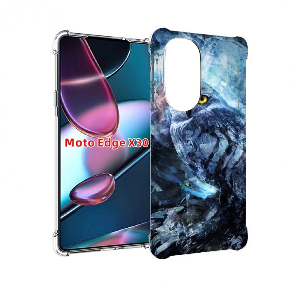 

Чехол MyPads замороженная-сова для Motorola Moto Edge X30, Прозрачный, Tocco