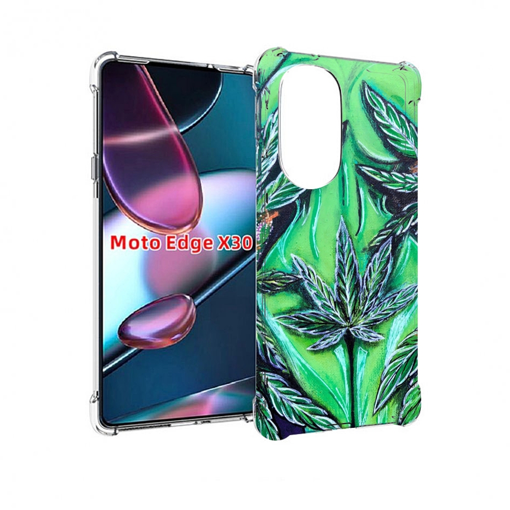 

Чехол MyPads зеленая девушка для Motorola Moto Edge X30, Прозрачный, Tocco