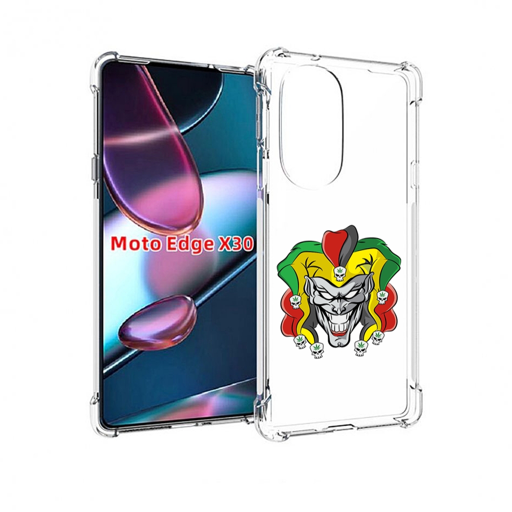 

Чехол MyPads злодей-клоун для Motorola Moto Edge X30, Прозрачный, Tocco