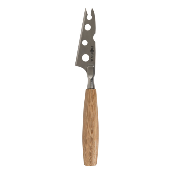 фото Нож мини для мягкого сыра boska "осло" 16,5х6,7см, ручка из дуба