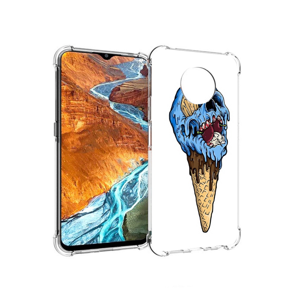 

Чехол MyPads Tocco для Nokia G300 мороженное череп (PT224563.108.484), Прозрачный, Tocco