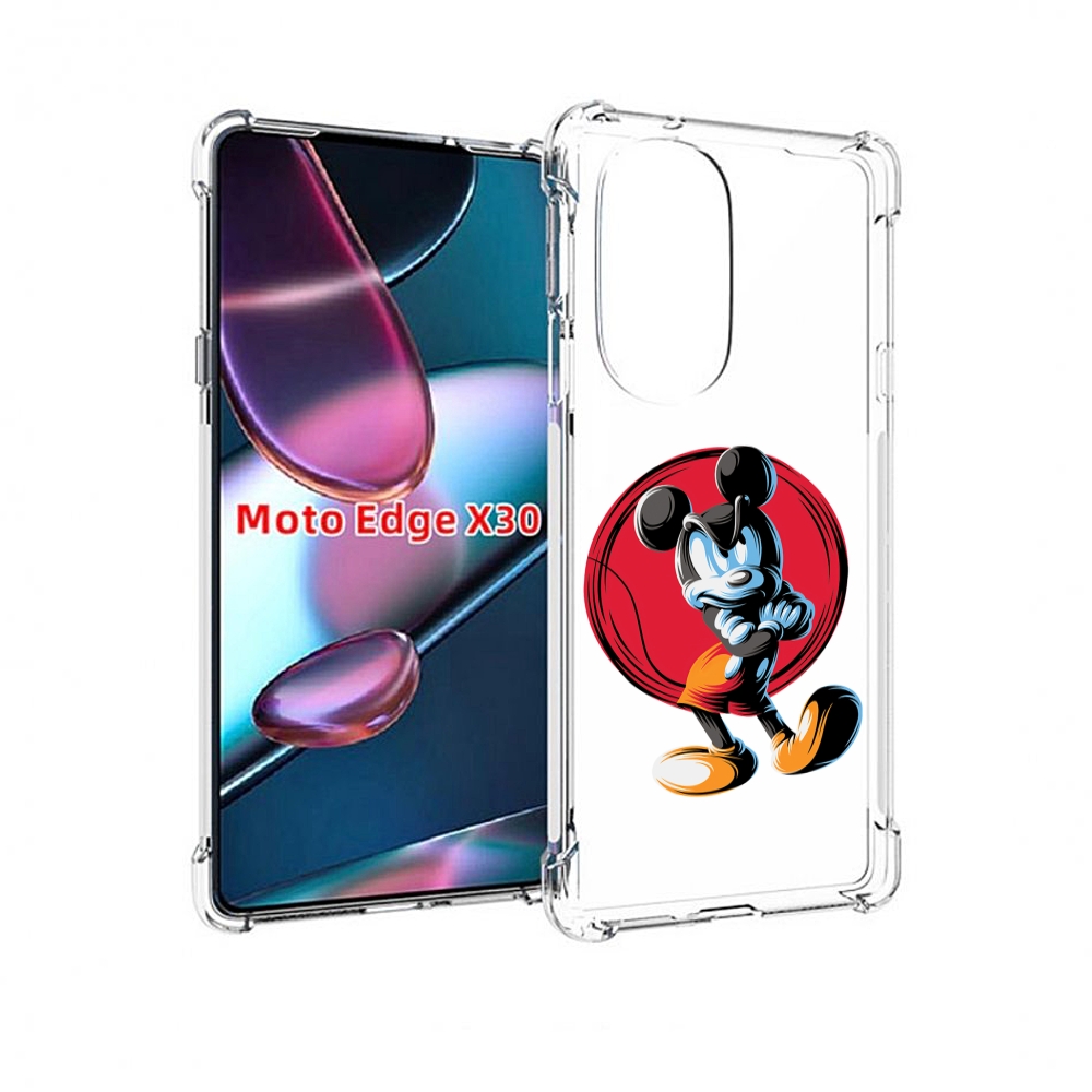 

Чехол MyPads злой-микки для Motorola Moto Edge X30, Прозрачный, Tocco
