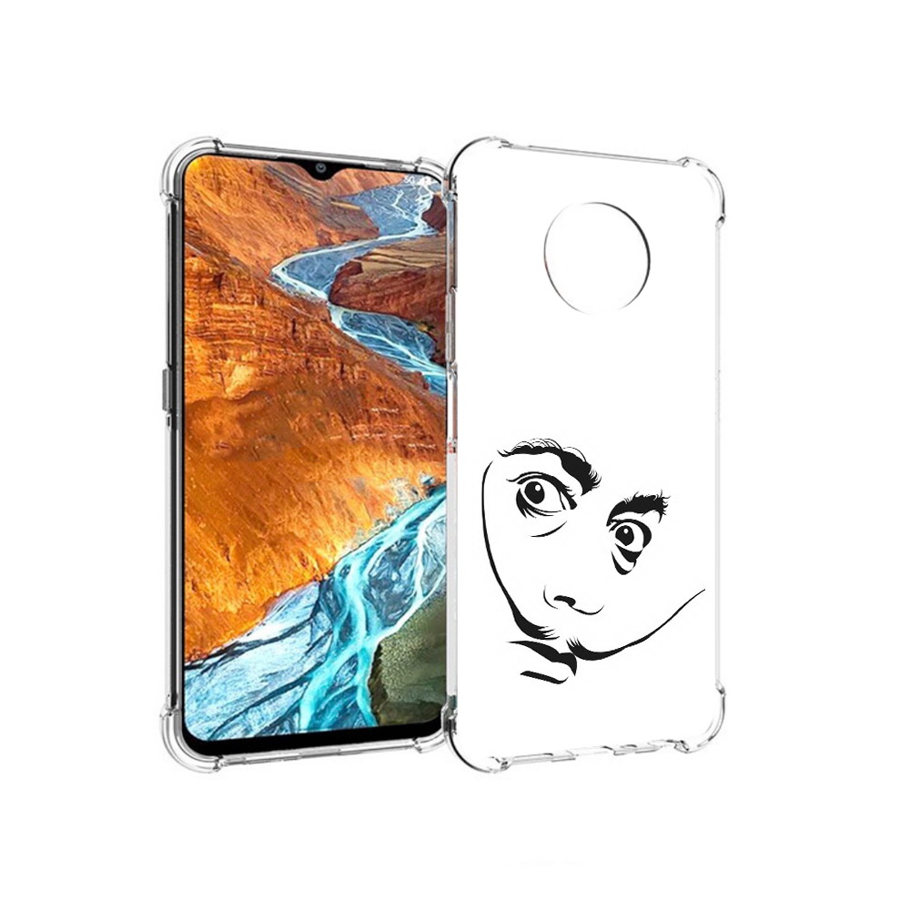 

Чехол MyPads Tocco для Nokia G300 мужчина с длинными усами (PT224563.108.487), Прозрачный, Tocco