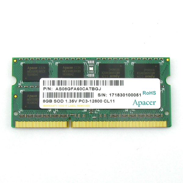 фото Оперативная память apacer retail as08gfa60catbgj/dv so-dimm ddr3l 8gb