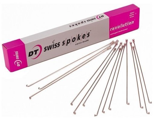 

Спицы DT Swiss Revolution тянутые 2,0/1,5мм 263 мм, DT Swiss DT REV 2,0\1,5x2631