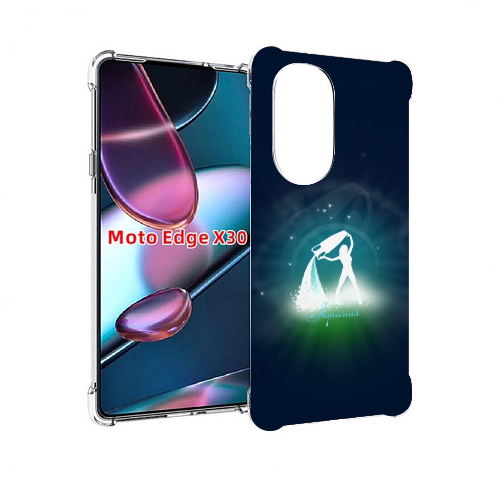

Чехол MyPads знак зодиака водолеи 1 для Motorola Moto Edge X30, Прозрачный, Tocco