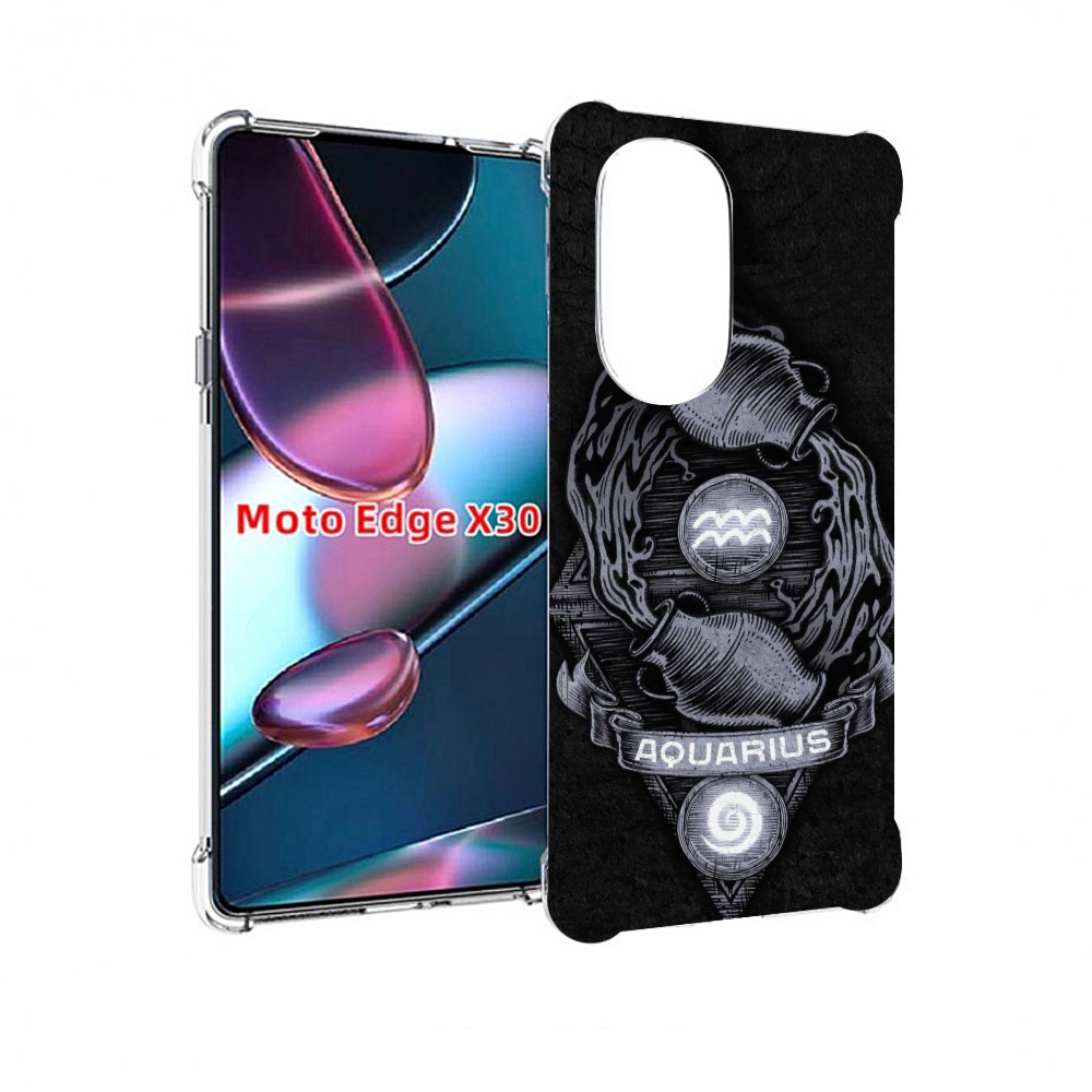 

Чехол MyPads знак зодиака водолеи 6 для Motorola Moto Edge X30, Прозрачный, Tocco