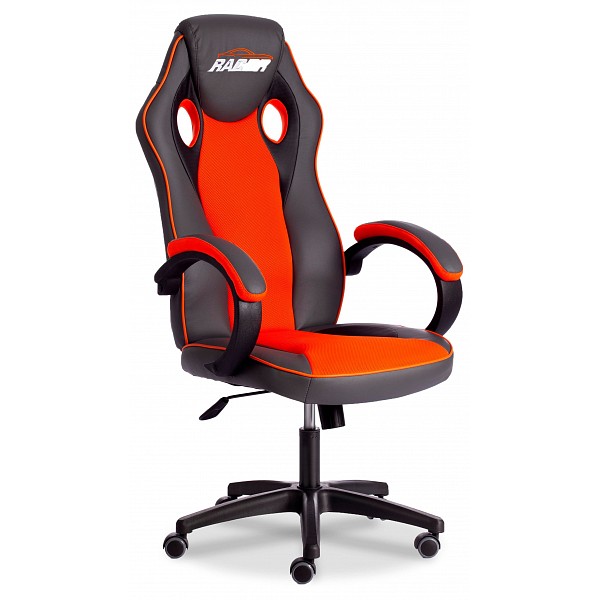 фото Кресло tetchair racer gt new металлик, оранжевый