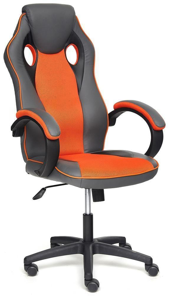 фото Кресло tetchair racer gt new металлик, оранжевый