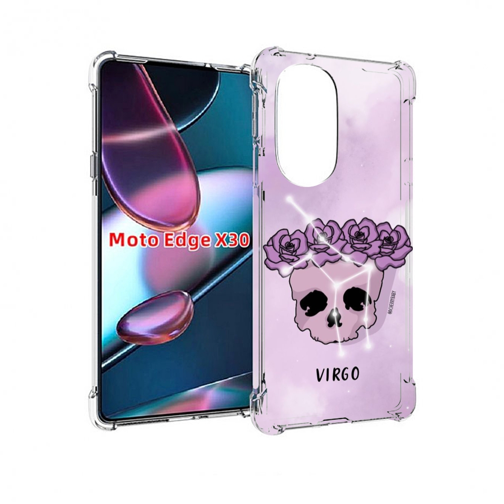 

Чехол MyPads знак зодиака дева 2 для Motorola Moto Edge X30, Прозрачный, Tocco