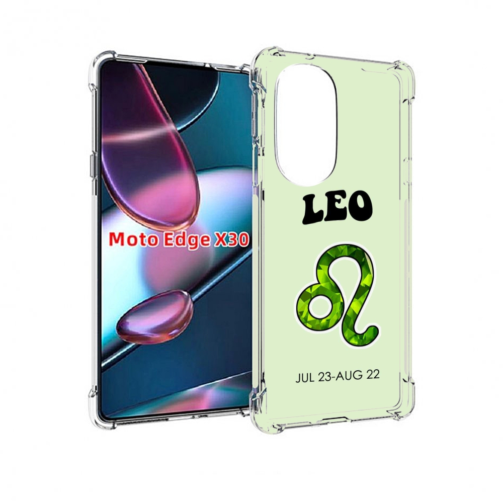 

Чехол MyPads знак зодиака лев 1 для Motorola Moto Edge X30, Прозрачный, Tocco