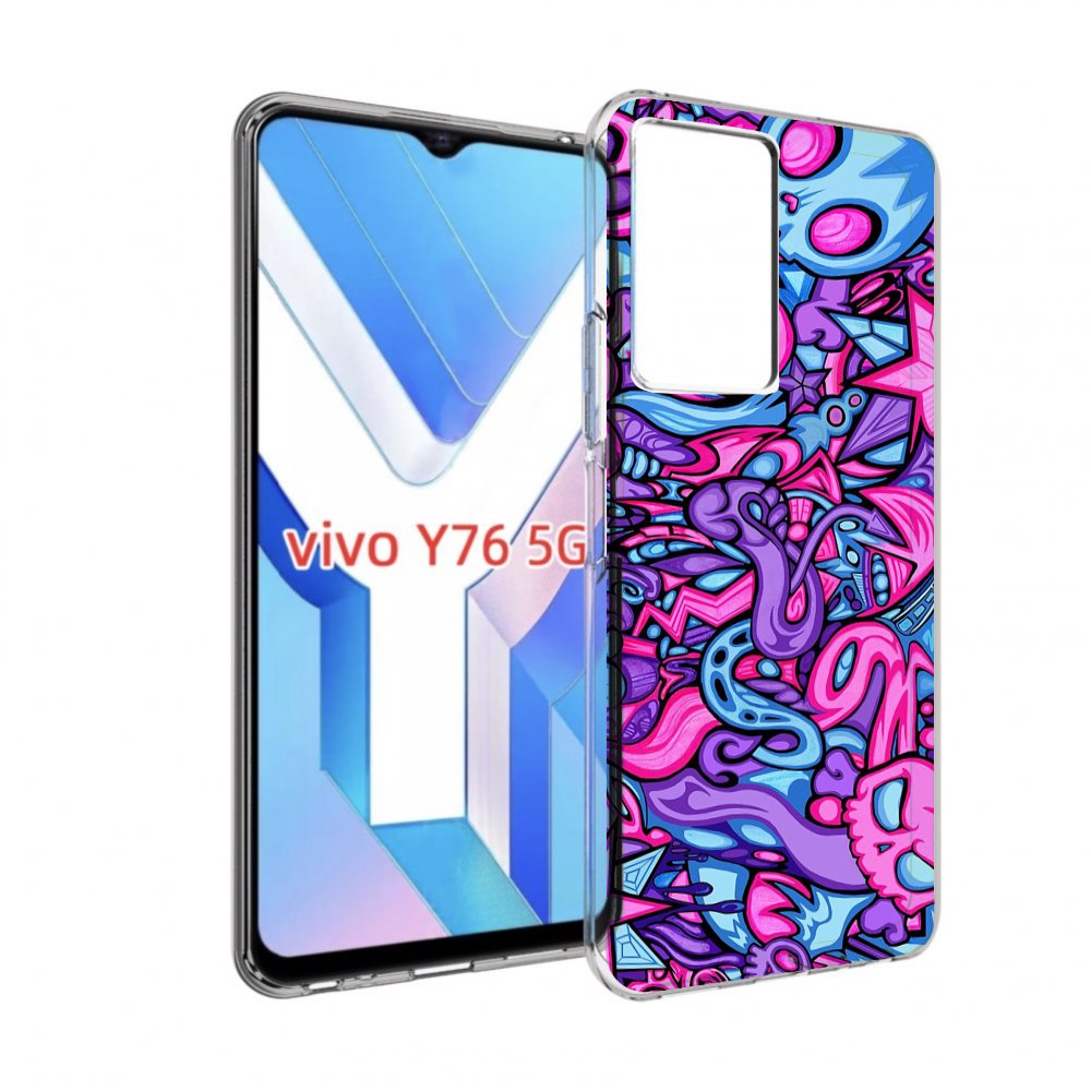 

Чехол MyPads крутой-паттерн для Vivo Y76 5G, Прозрачный, Tocco