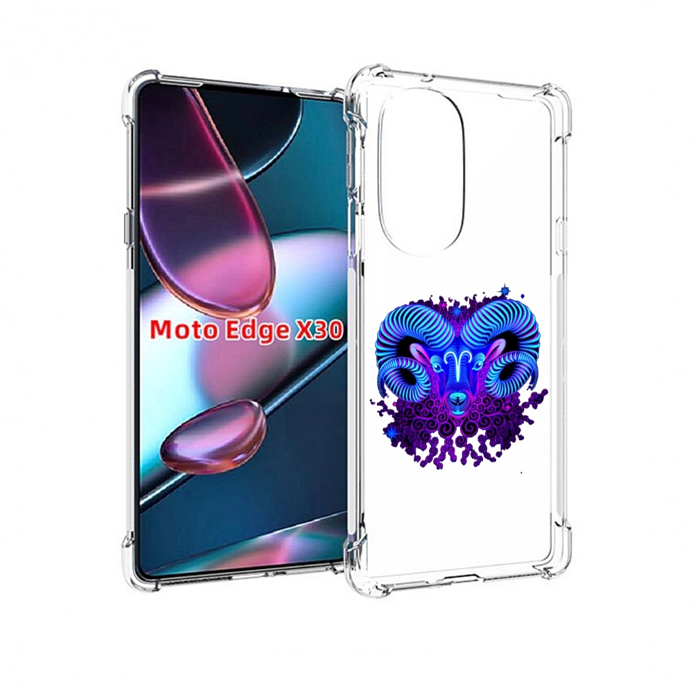 

Чехол MyPads знак зодиака овен 2 для Motorola Moto Edge X30, Прозрачный, Tocco