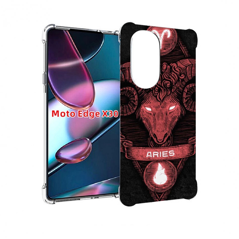 

Чехол MyPads знак зодиака овен 6 для Motorola Moto Edge X30, Прозрачный, Tocco