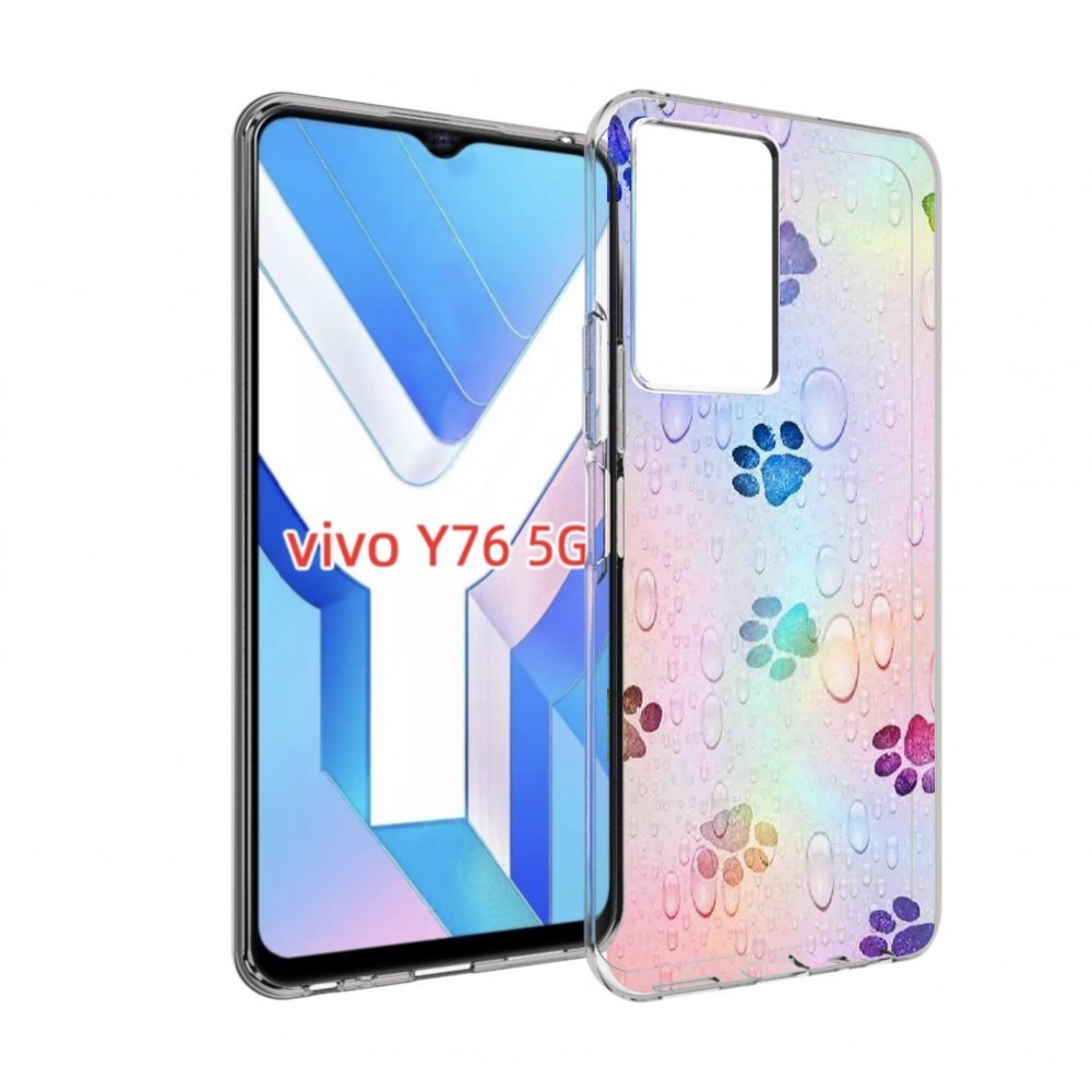 

Чехол MyPads лапки для Vivo Y76 5G, Прозрачный, Tocco