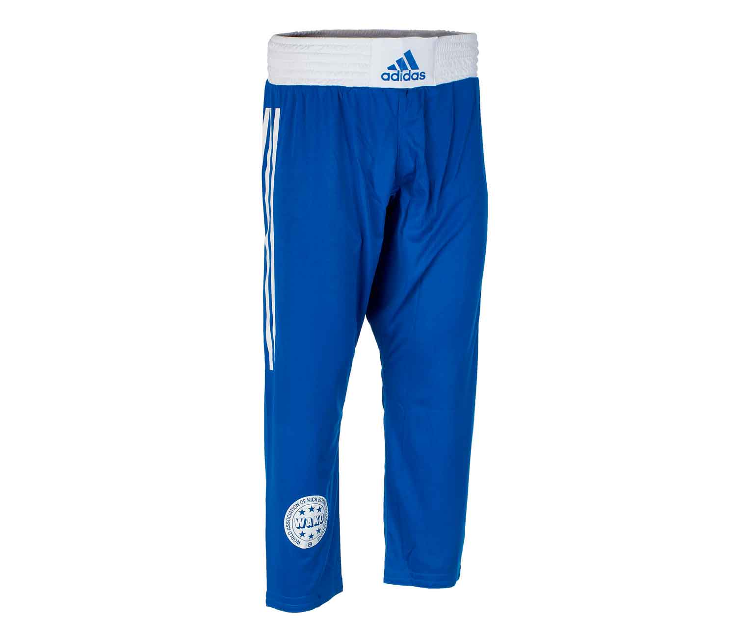

Брюки для кикбоксинга WAKO Full Contact Pants Punch Line синие (р. 150 см), Синий
