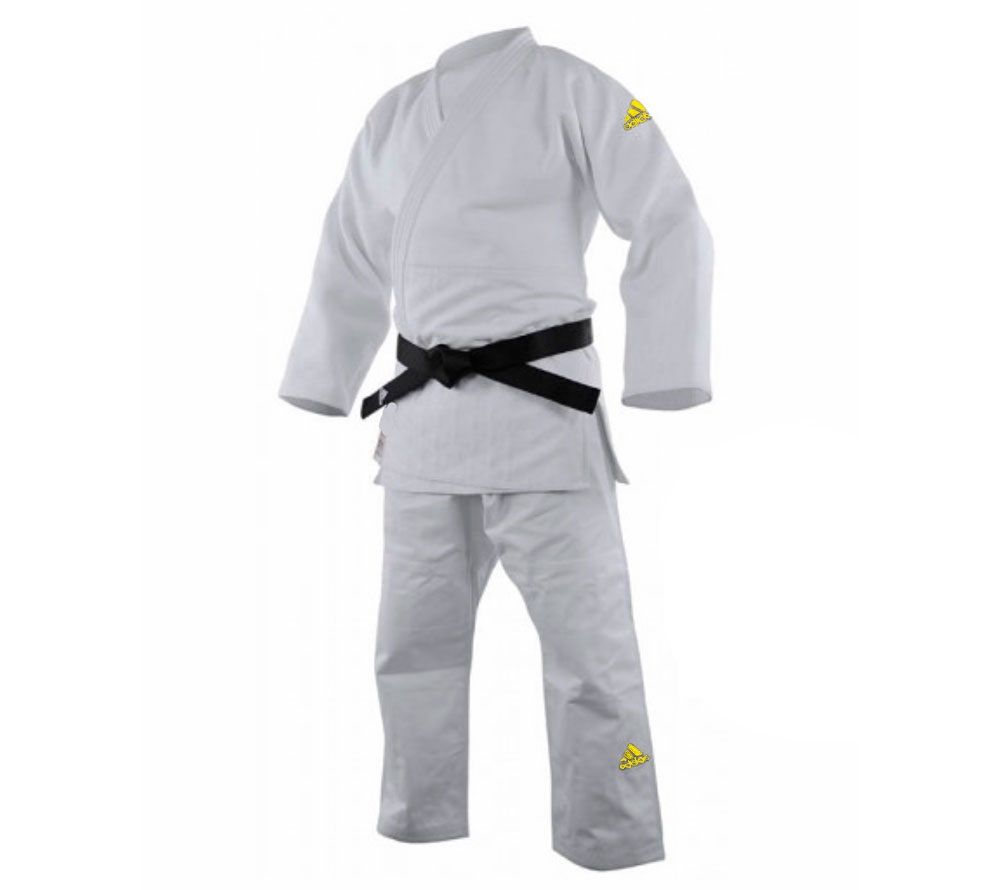 Кимоно для дзюдо Champion 2 IJF Slim Fit Olympic белое с золотым логотипом (размер 190 см)