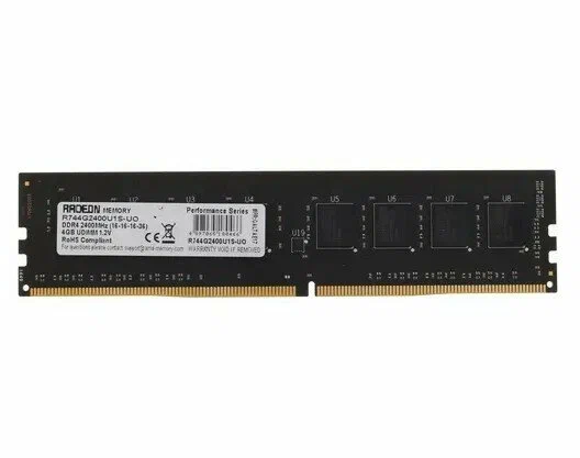 

Оперативная память Corsair (R744G2400U1S-UO), DDR4 1x4Gb, 2400MHz