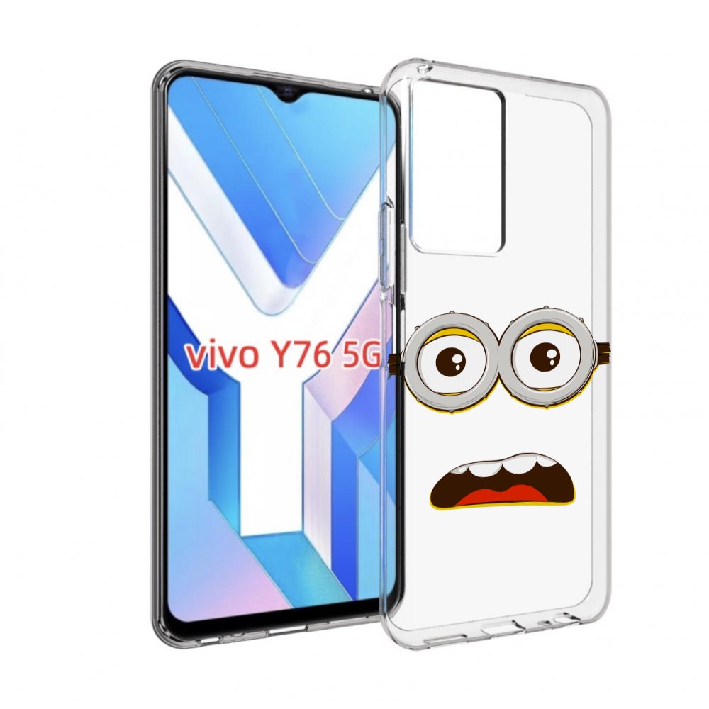 

Чехол MyPads лицо-миньона для Vivo Y76 5G, Прозрачный, Tocco