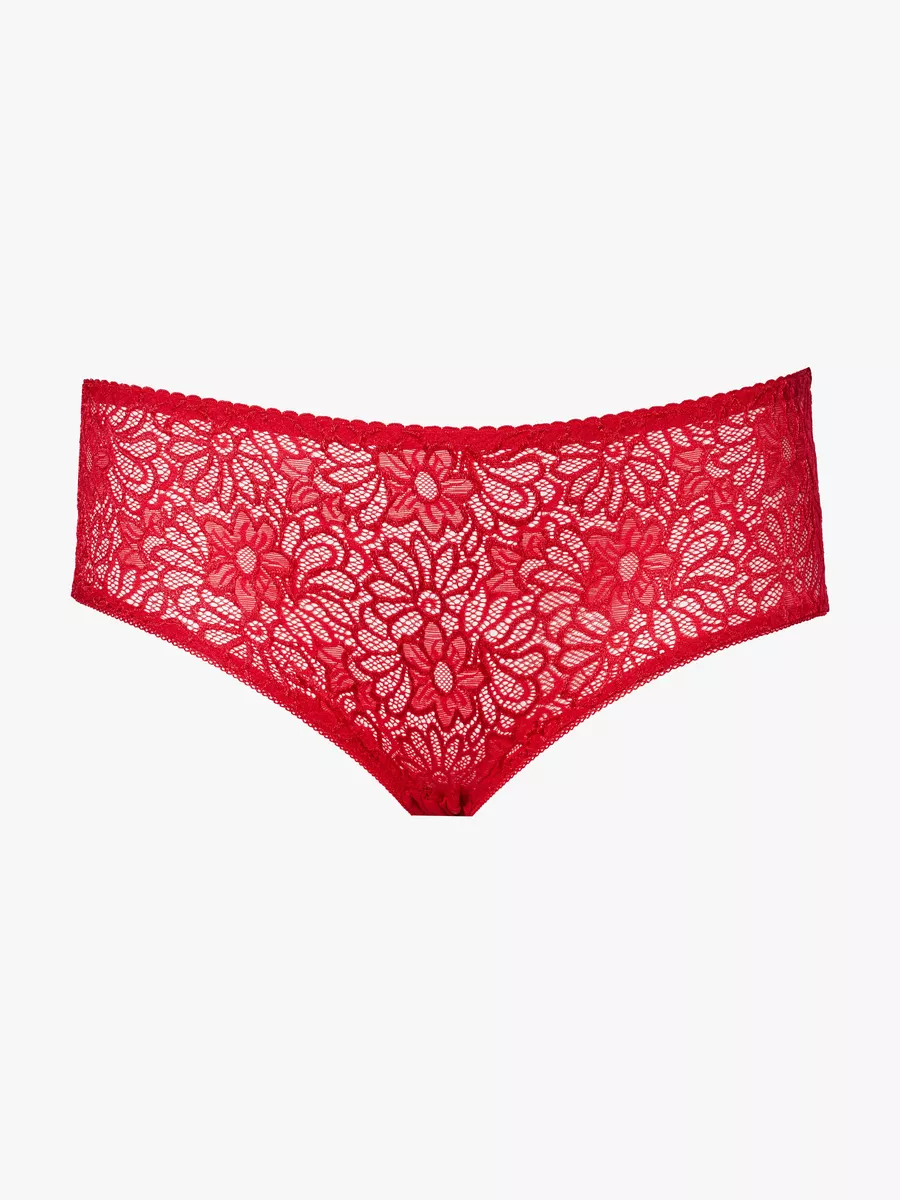 Трусы женские Настроение женщины T00024 красные 4XL