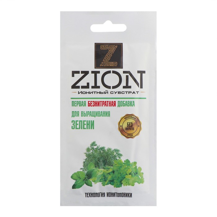 

Субстрат ионитный, 30 г, для выращивания зелени, ZION