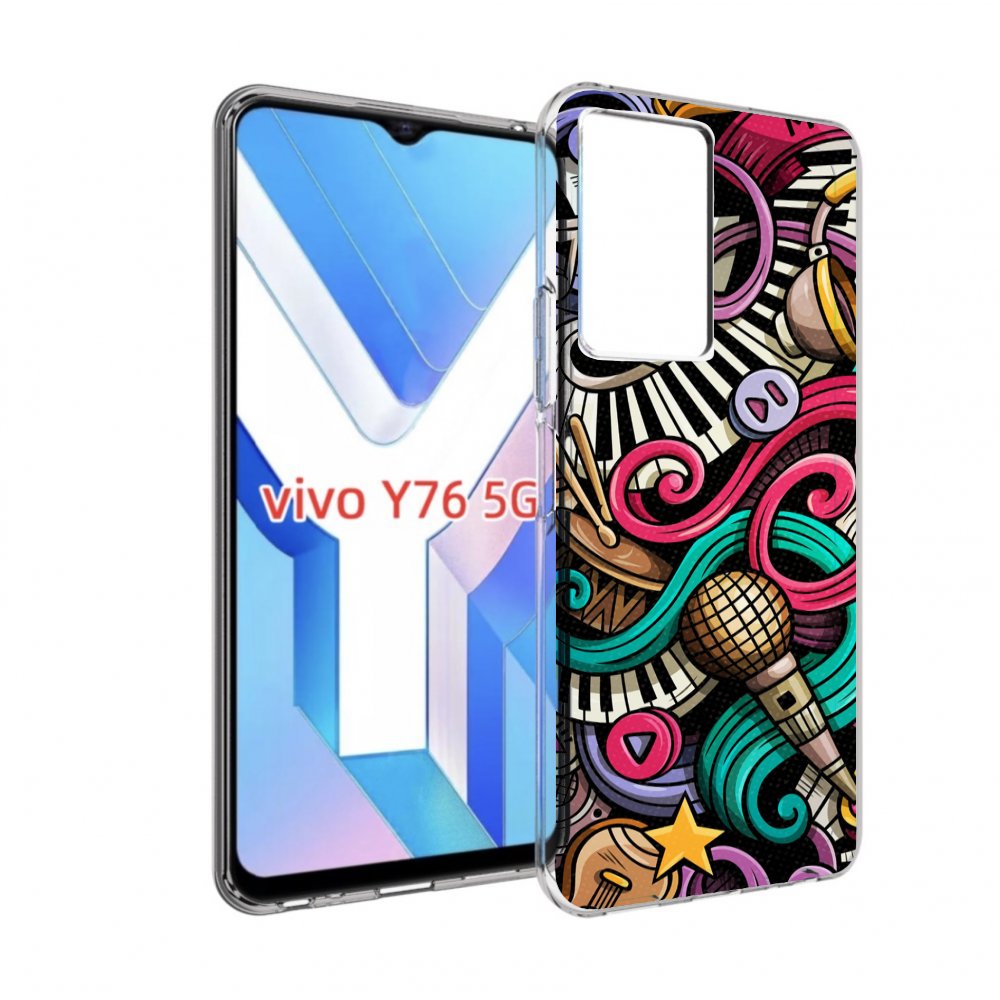 

Чехол MyPads любимая-музыка для Vivo Y76 5G, Прозрачный, Tocco
