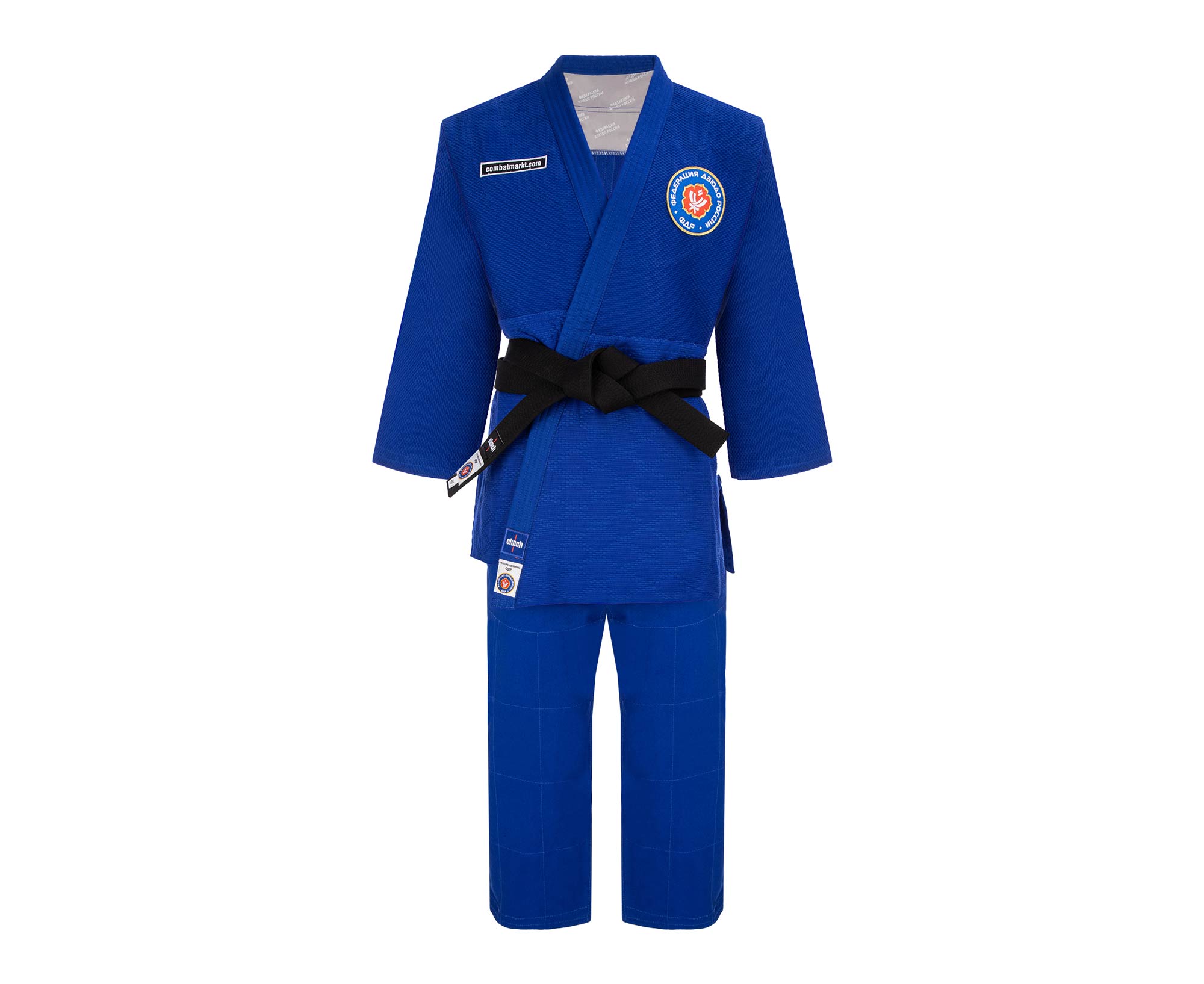 Кимоно для дзюдо Clinch Judo Gold FDR синее (размер 170 см)