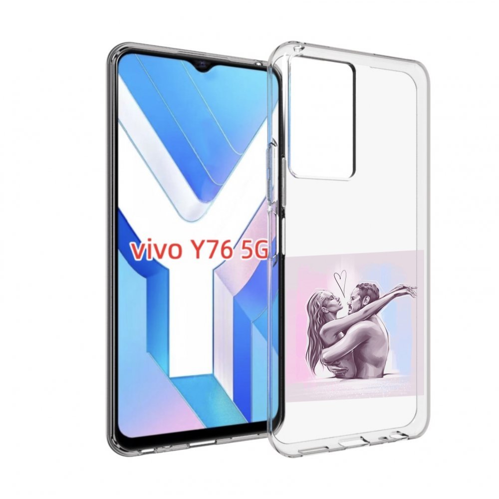 

Чехол MyPads любовные-тела для Vivo Y76 5G, Прозрачный, Tocco