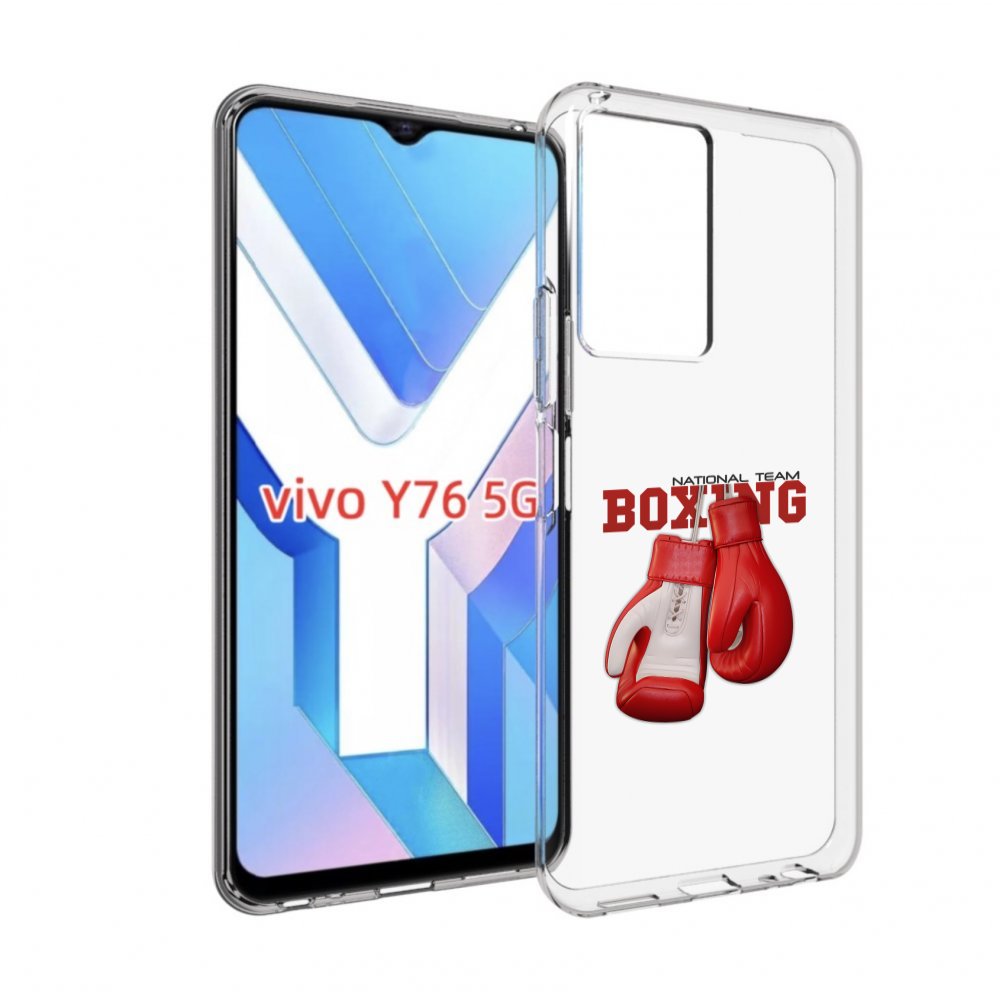 

Чехол MyPads боксерские перчатки для Vivo Y76 5G, Прозрачный, Tocco