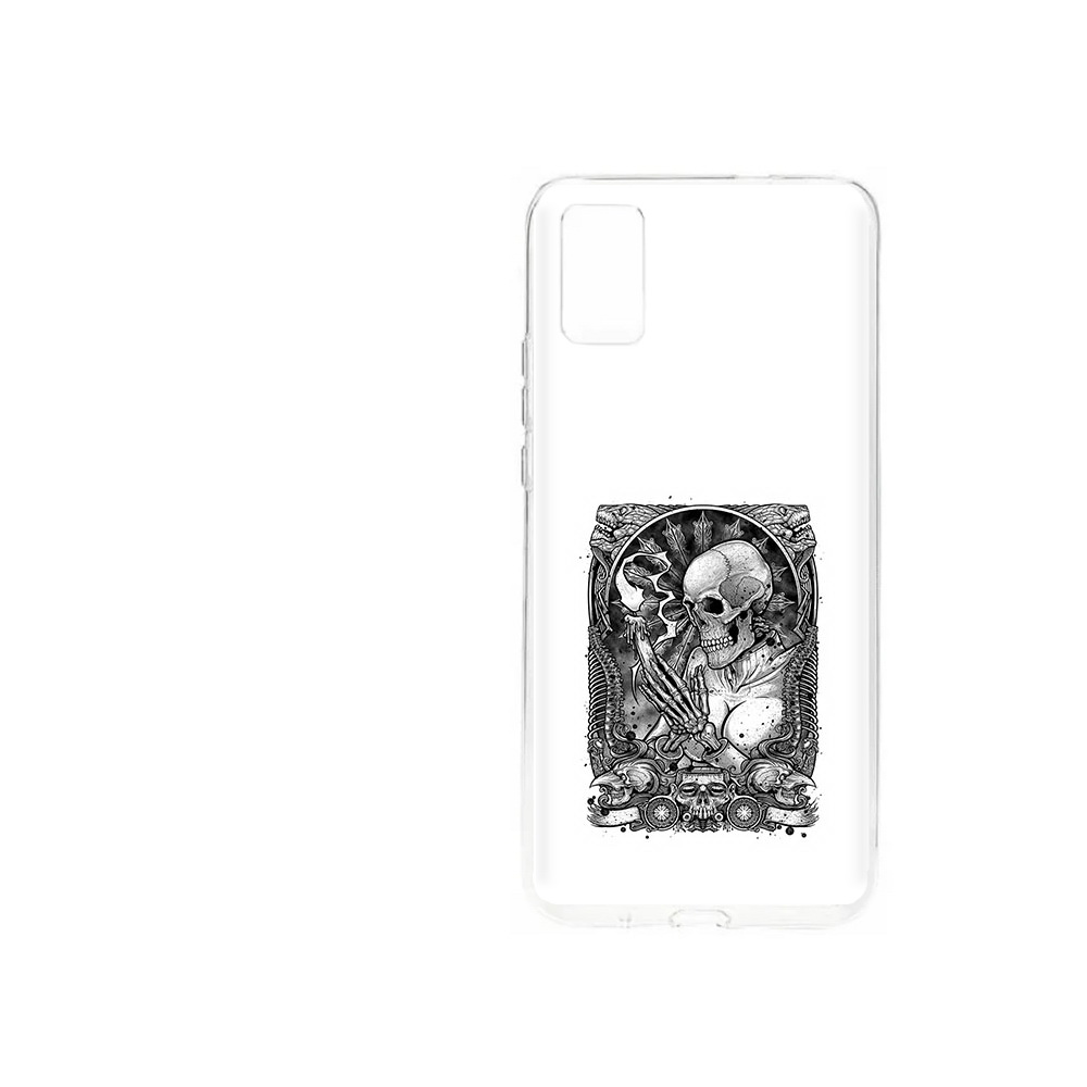 

Чехол MyPads Tocco для ZTE Blade A31 (2021) девушка скелет (PT226942.465.316), Прозрачный, Tocco