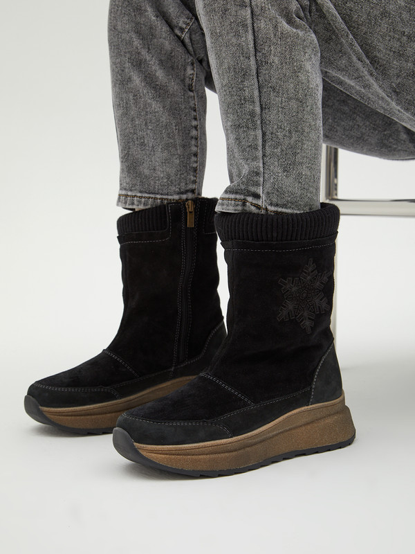 Валенки женские MAKFLY черные 39 RU