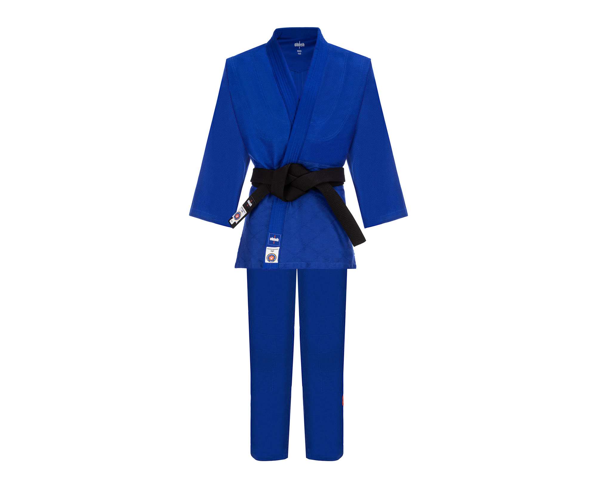 Кимоно для дзюдо Clinch Judo Red FDR синее (размер 190 см)