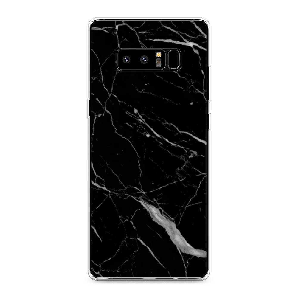 фото Чехол awog "черный минерал" для samsung galaxy note 8