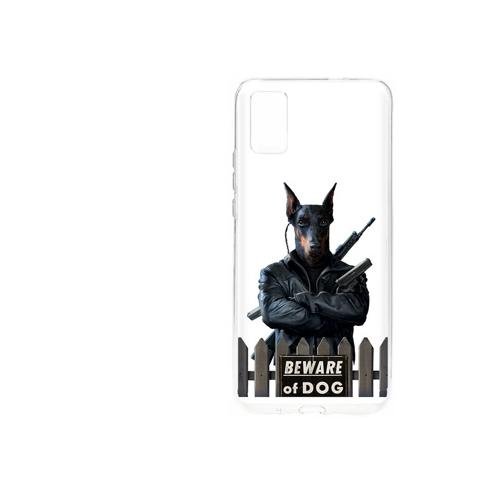 

Чехол MyPads Tocco для ZTE Blade A31 (2021) доберман (PT226942.465.332), Прозрачный, Tocco