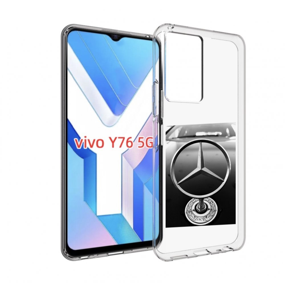 

Чехол Mypads Mercedes 6 Мужской Для Vivo Y76 5G, Прозрачный, Tocco