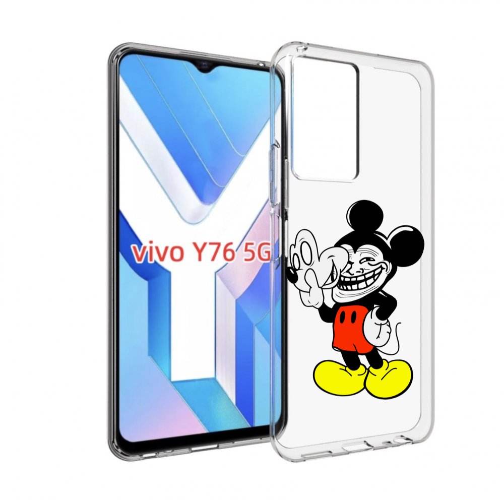 

Чехол MyPads микки-маус-троллер для Vivo Y76 5G, Прозрачный, Tocco