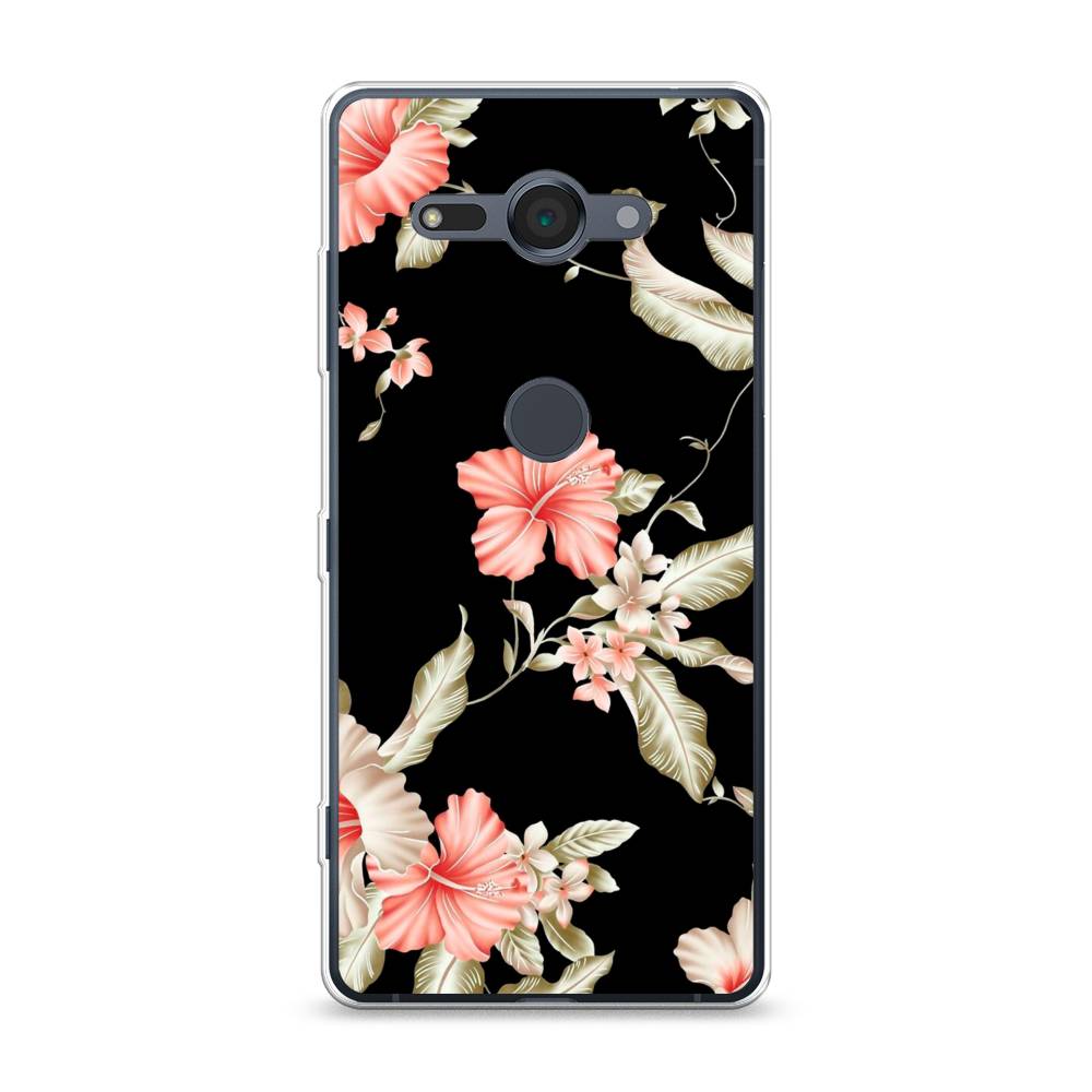 

Чехол Awog на Sony Xperia XZ2 Compact "Цветы на черном", Разноцветный, 52950-8