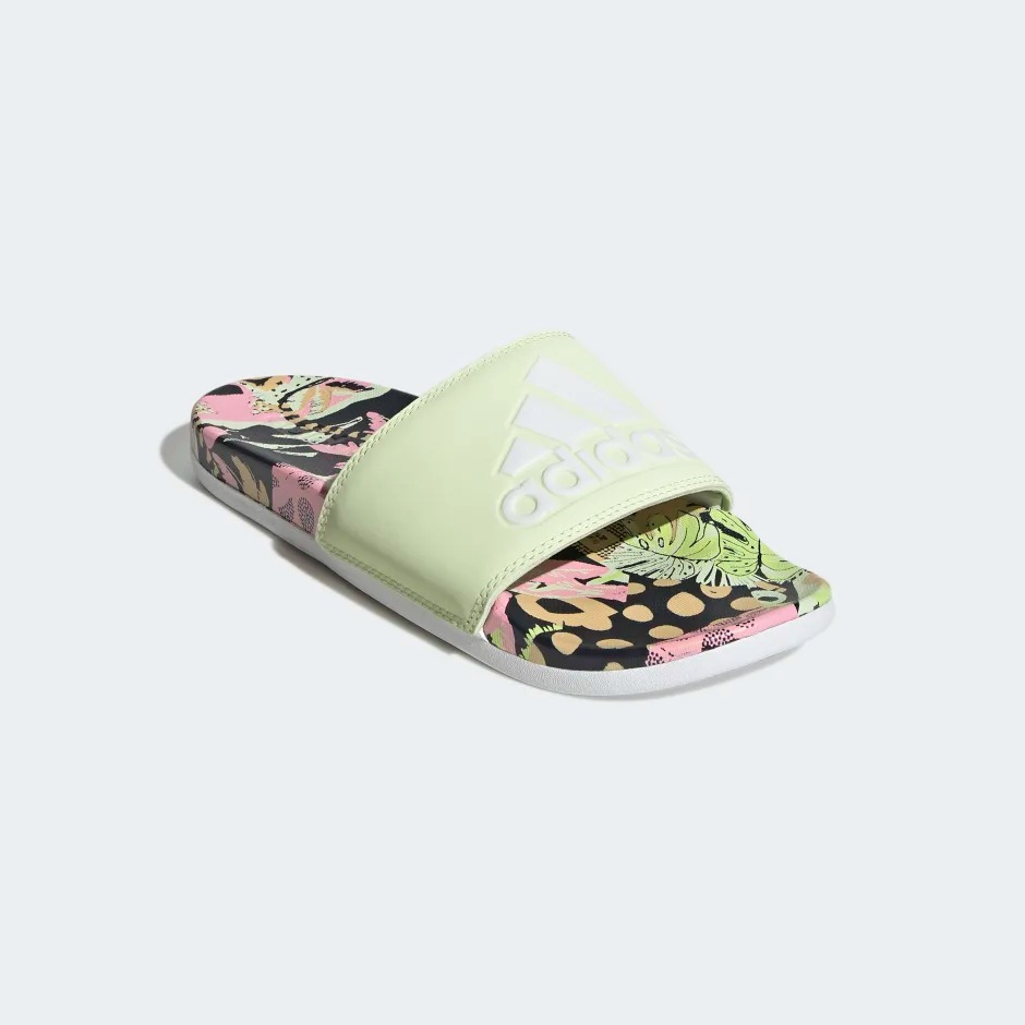 фото Шлепанцы женские adidas adilette comfort зеленые 4 uk