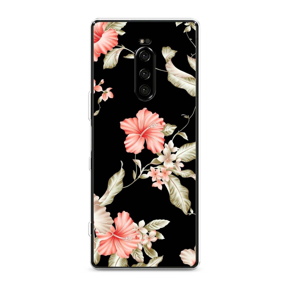 

Чехол Awog на Sony Xperia XZ4/Xperia 1 "Цветы на черном", Разноцветный, 53850-8