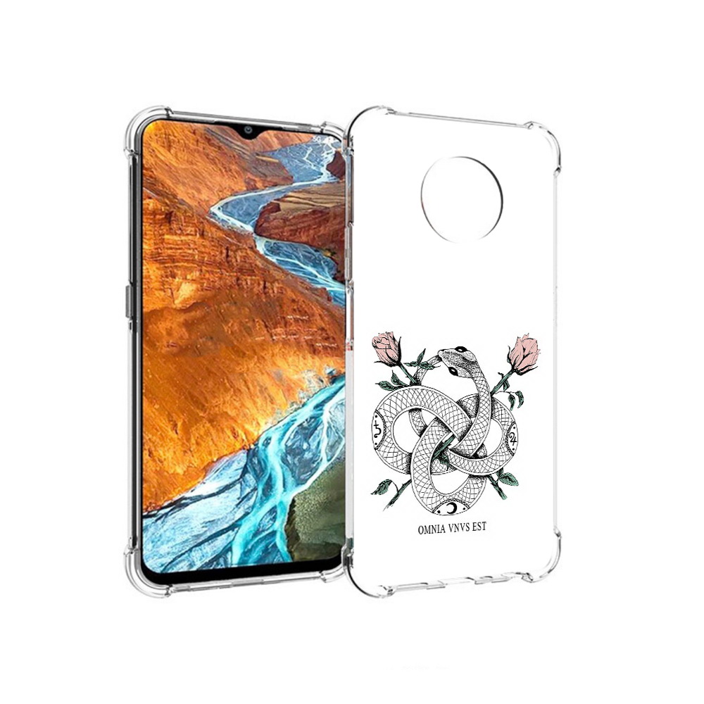 

Чехол MyPads Tocco для Nokia G300 нарисованная змея абстракция (PT224563.108.502), Прозрачный, Tocco