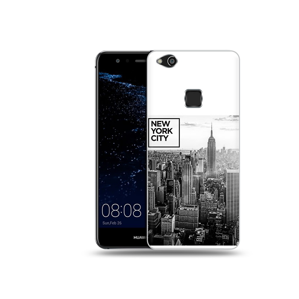 

Чехол MyPads Tocco для Huawei P10 Lite черно белый ньюерк (PT62135.59.686), Прозрачный, Tocco