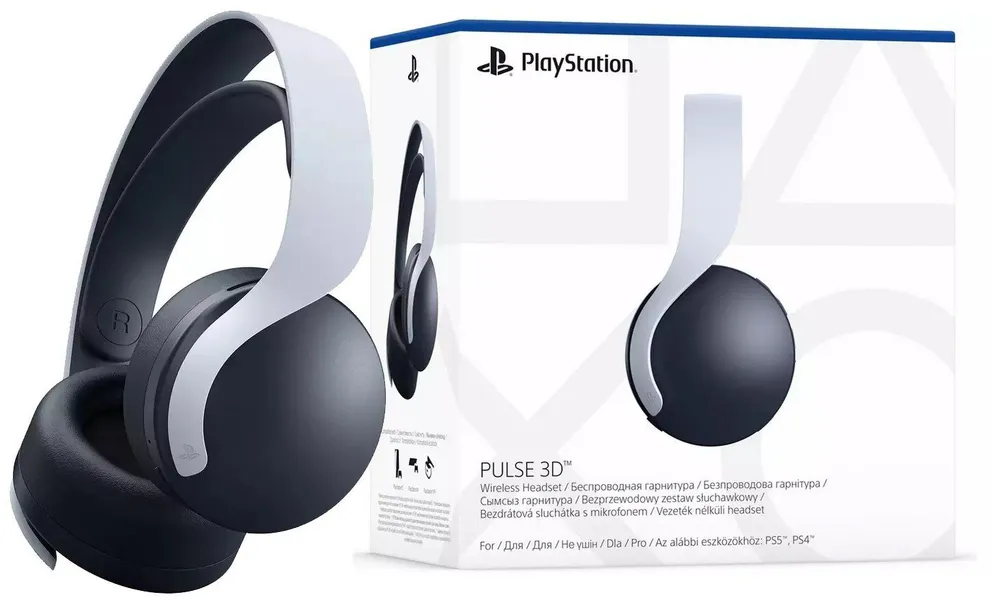 

Наушники Sony Pulse 3D PS5 Gaming Headphones Glacier White, PS719387909, Белый, Pulse 3D PS5