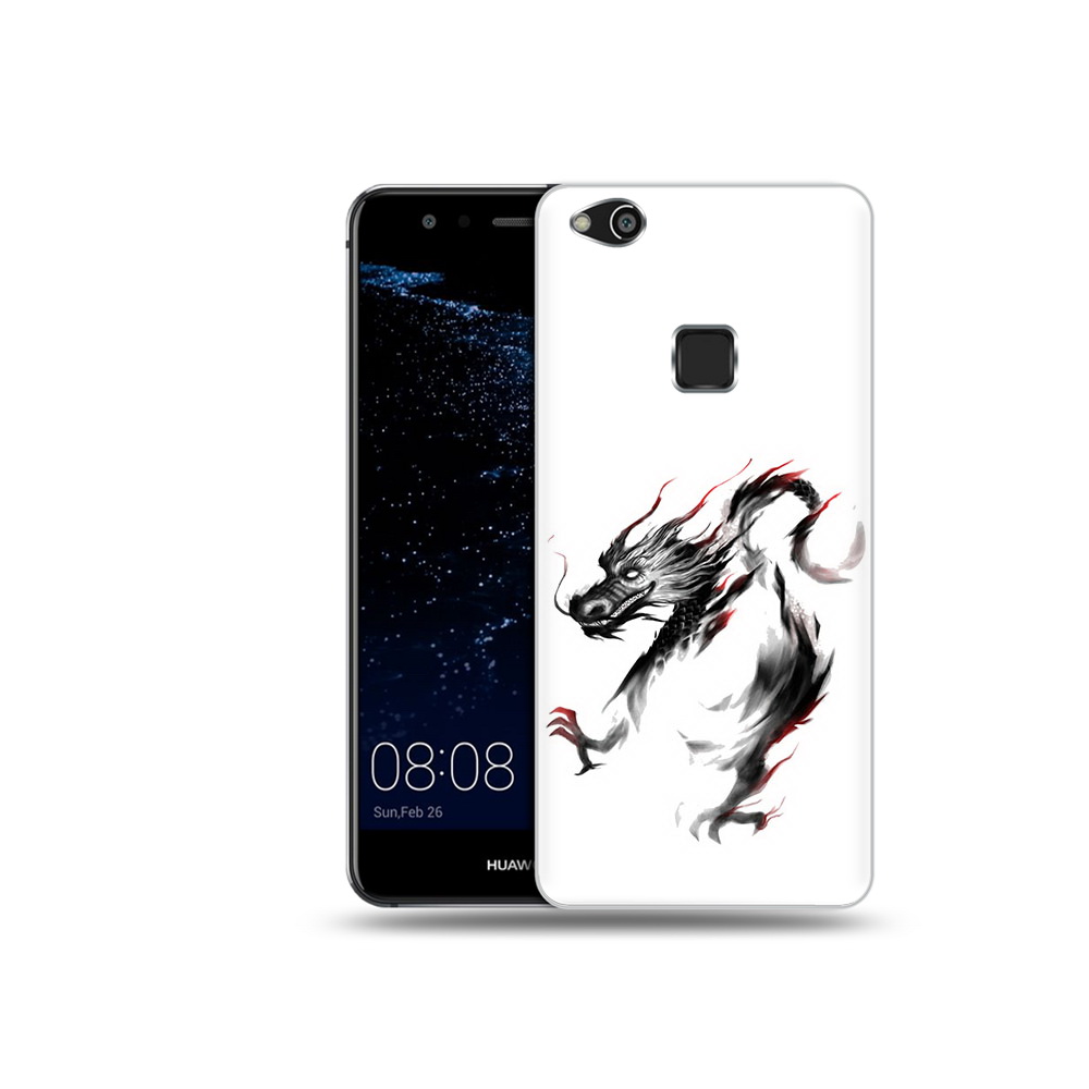 

Чехол MyPads Tocco для Huawei P10 Lite черный дракон (PT62135.59.690), Прозрачный, Tocco