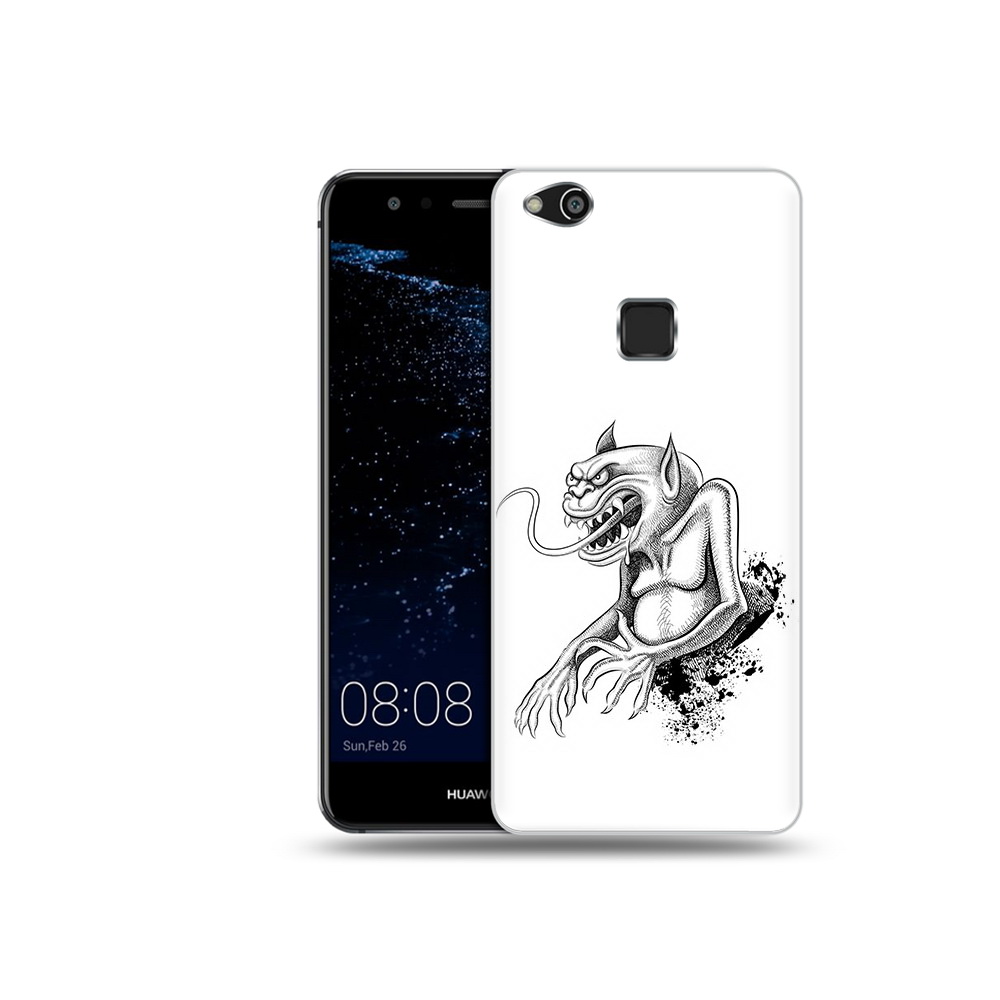 

Чехол MyPads Tocco для Huawei P10 Lite чорт (PT62135.59.692), Прозрачный, Tocco