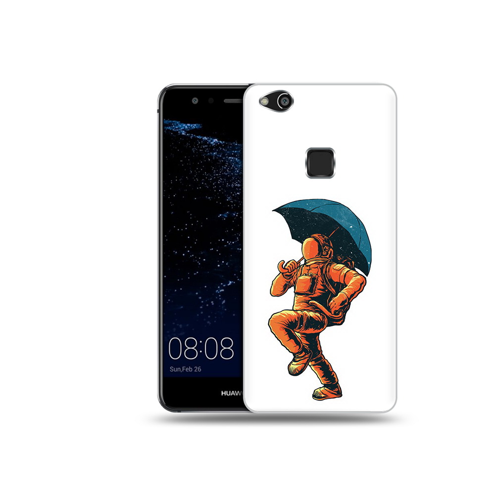 

Чехол MyPads Tocco для Huawei P10 Lite шагающий космонавт с зонтом (PT62135.59.695), Прозрачный, Tocco