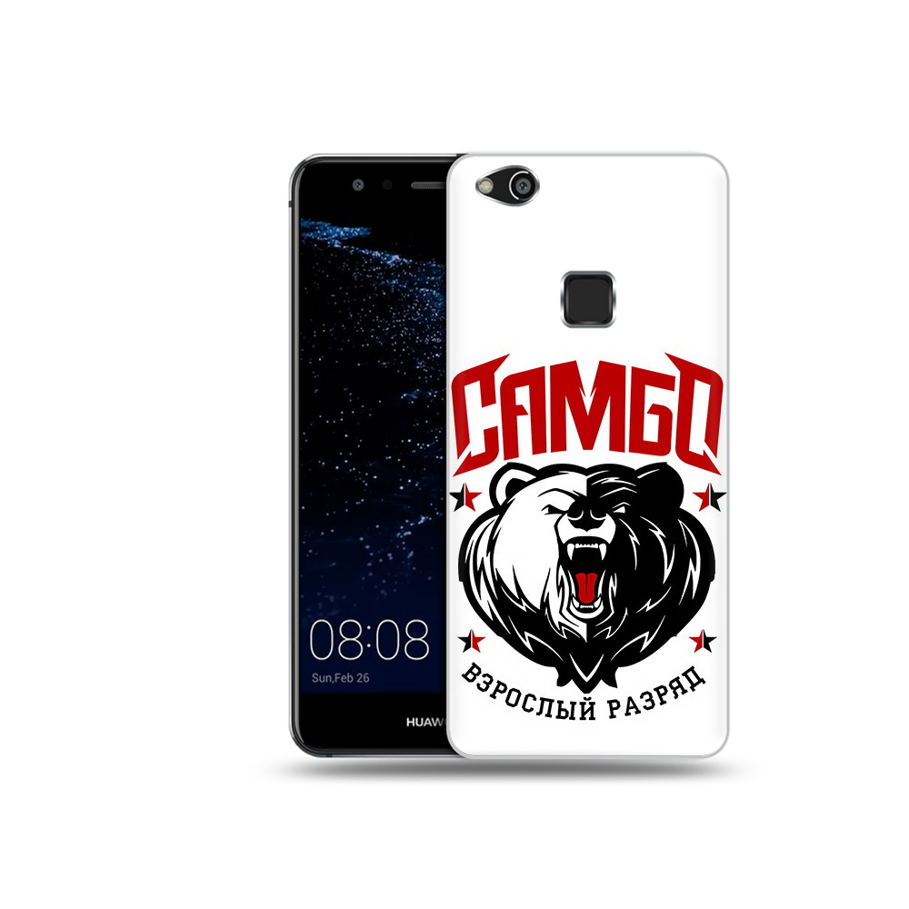 Чехол MyPads Tocco для Huawei P10 Lite Единоборства Самбо медведь (PT62135.59.75)