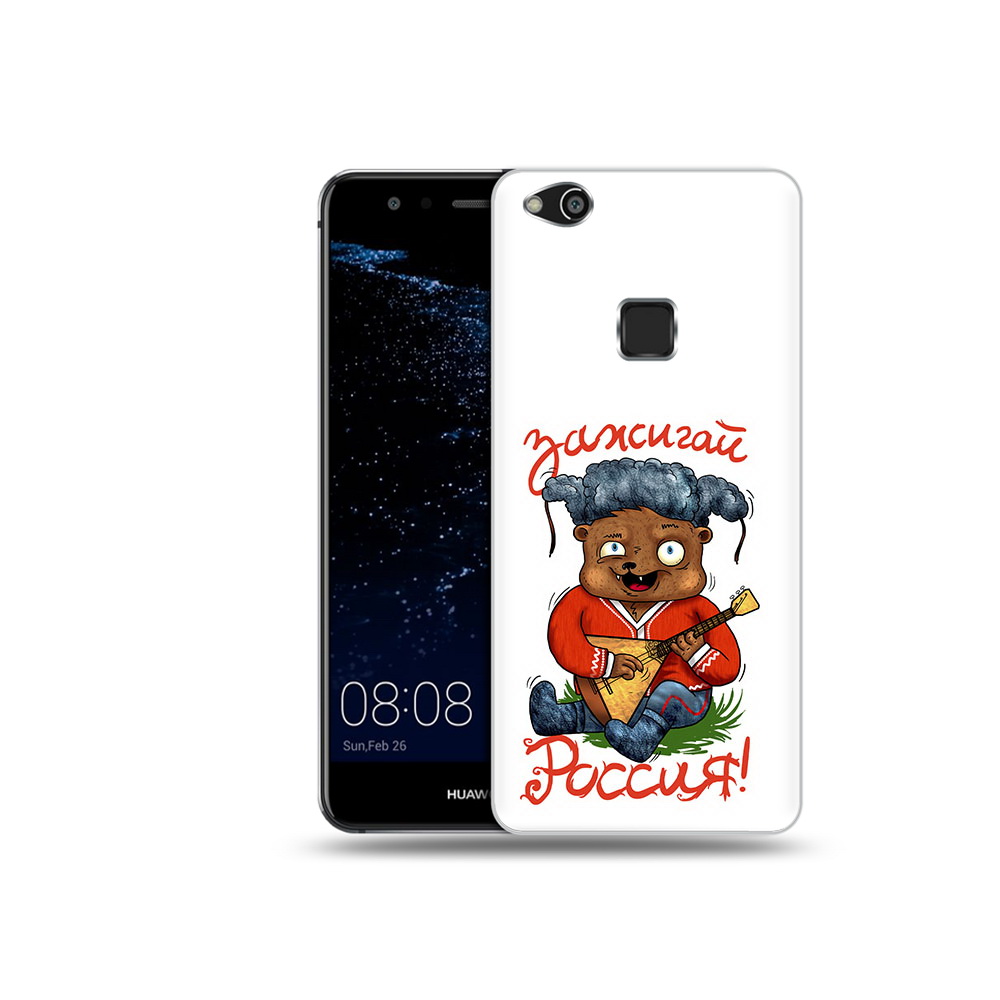 

Чехол MyPads Tocco для Huawei P10 Lite Зажигай Россия (PT62135.59.82), Прозрачный, Tocco