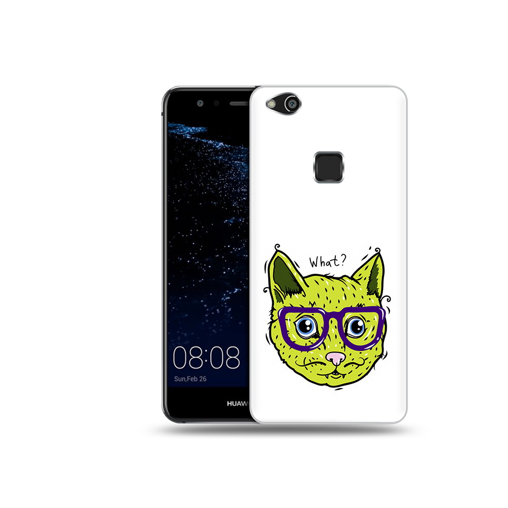

Чехол MyPads Tocco для Huawei P10 Lite Зеленый кот (PT62135.59.86), Прозрачный, Tocco