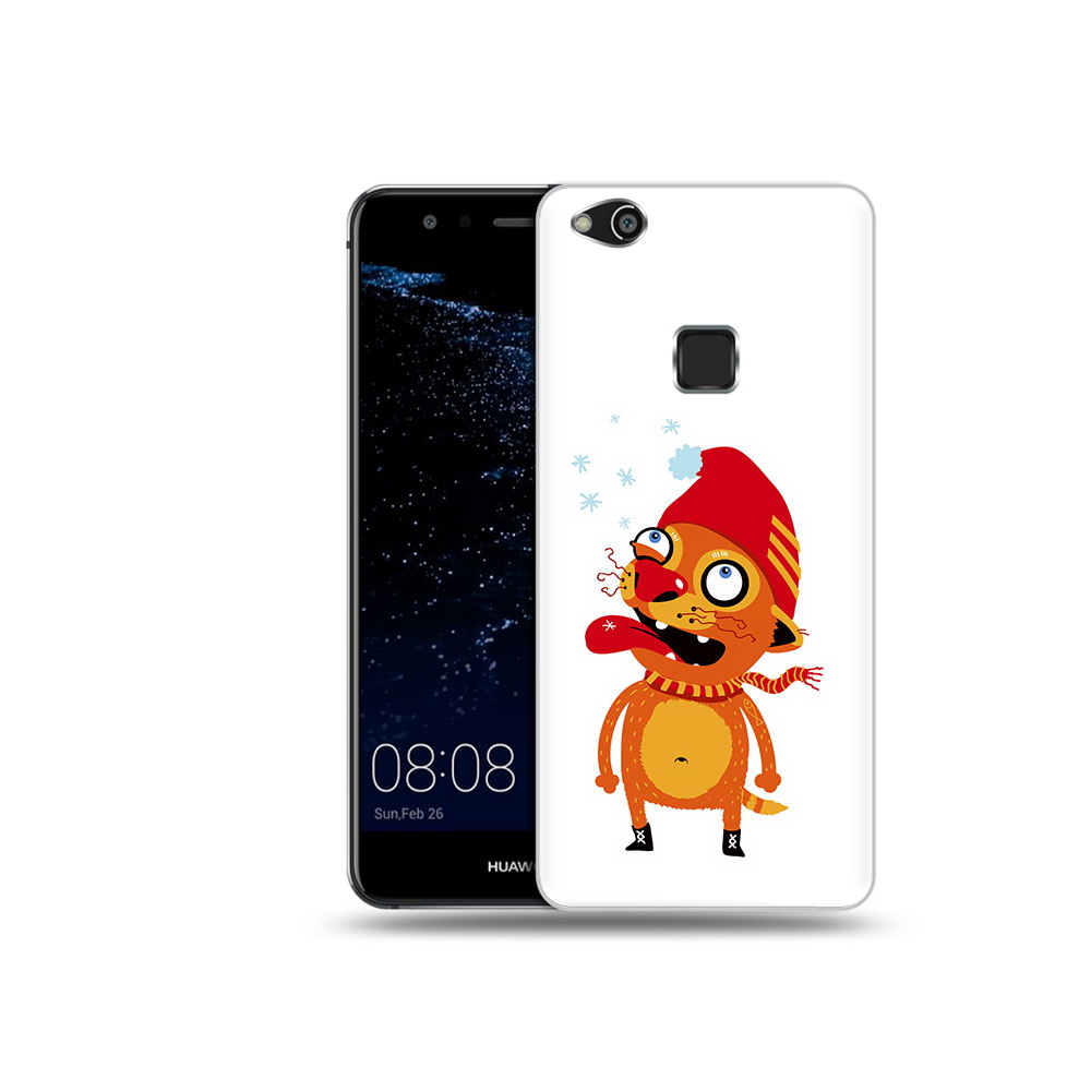 

Чехол MyPads Tocco для Huawei P10 Lite Зимний кот (PT62135.59.88), Прозрачный, Tocco